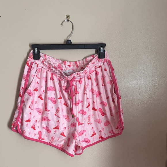 Pink Patterned Shorts - Picture 1 of 3